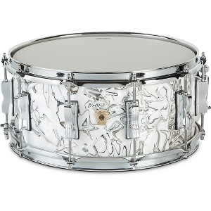 Ludwig Classic Maple Snare Drum 14 x 6.5 in. White Mosaic - 1 of 4