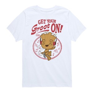 Boys' - Marvel - Guardians of the Galaxy Get Your Groot On Short Sleeve Graphic T-Shirt - 1 of 4
