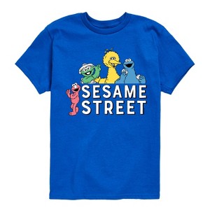Boys' - Sesame Street - Sesame Street Group Short Sleeve Graphic T-Shirt - 1 of 4