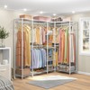 VIPEK L50 Protable Closet Rack Large Corner Freestanding Wardrobe Closet, Max Load 1300LBS, White - 2 of 4