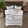 3Pcs Comforter Set, Boho Solid Bedding Set, Cotton Bed Comforter - 2 of 4