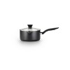T-fal 3qt Saucepan with Lid, Simply Cook Nonstick Cookware Black - 2 of 4