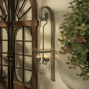 Design Toscano Tuscan Hanging Candeliere Glass Pendant Sconce - 1 of 3