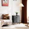 CAVINAS Small Drawer Dresser,Nightstand with Fabric Bins for Bedroom & Closet,Modern Minimalist Chest of Drawers,Sturdy Metal Frame - 4 of 4