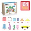 PICASSO-TILES 61-Piece Magnetic Building Blocks Set  STEM Toy with Storage Bag - 2 of 4