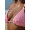 Moda Minx Scrunch 'Baby Pink' Triangle Bikini Top - 3 of 4