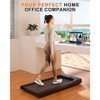 Superun 80Cm Run Belt Mini 1.2 Horsepower walking pad treadmill easy storage - 3 of 4