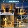 Yescom Holy 2-Pack 5.5ft Lighted Outdoor Crystal Large Angel Christmas Decor LED Holiday Display Yard Event Warm White - 3 of 4