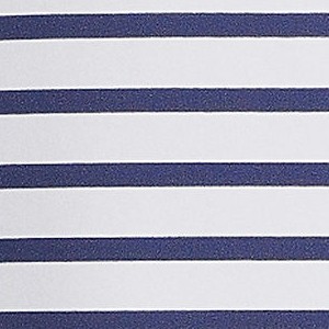 white/deep sea stripe