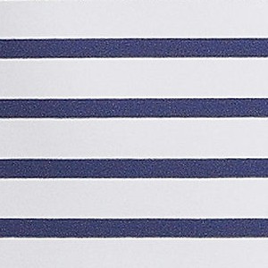 white/deep sea stripe