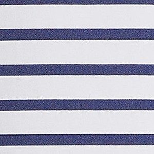 white/deep sea stripe