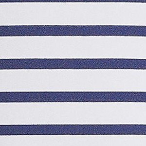 white/deep sea stripe