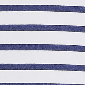 white/deep sea stripe