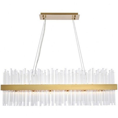 Elegant Lighting Dallas 24 - Light Chandelier in  Satin Gold