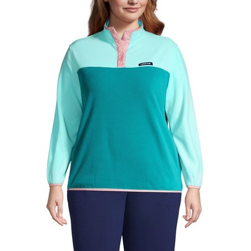 Lands end fleece outlet pullover women's