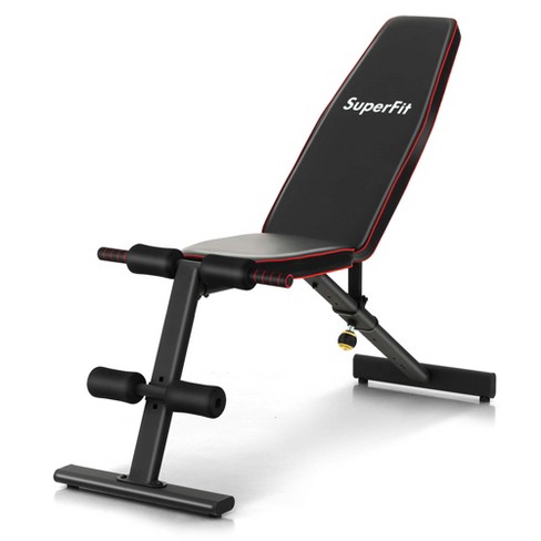 ADVENOR Weight Bench Adjustable Strength Training Incline Decline Full Body  Workout Foldable Exercise Bench For Home Gym