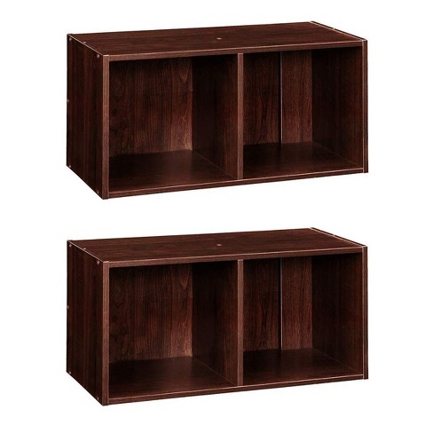 ClosetMaid 11.63-in H x 24-in W x 11.63-in D Espresso Stackable