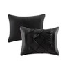 Lyngins 7-Piece Queen Comforter Set, Tufted Design Bedding Set, Quilt Bedding Set with Shams, Pillows & Bed Skirt, Hypoallergenic - 2 of 4