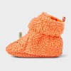 Baby Pumpkin Bootie Crib Shoes - Cat & Jack™ Orange - 2 of 4