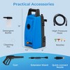 Ironmax Electric Pressure Washer with Wheels 5 Quick Connect Nozzles Soap Bottle spray gun - 3 of 4