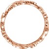 Pompeii3 1/4ct Diamond Eternity Ring 14k Rose Gold Scroll Vintage Leaf - 2 of 4