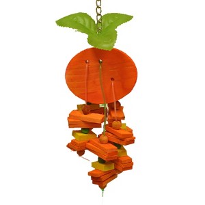 A&E Cage Company Happy Beaks Orange Bird Interactive Toy - 1 of 2