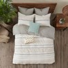 3Pcs Comforter Set, Boho Solid Bedding Set, Cotton Bed Comforter - 3 of 4