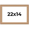 PosterPalooza | Weathered Yellow Picture Frame - UV Acrylic, Backing Board, Hanging Hardware Included - 2 of 4