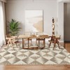 Acekool Area Rugs: Washable Non-Slip Modern Geometric Carpet, Soft Low Pile Stain Resistant Rugs for Living Room, Bedroom, Home, Dining Room - 4 of 4