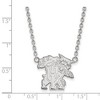 Black Bow Jewelry 10k White Gold Kentucky Wildcats NCAA Necklace 18 Inch - 2 of 4