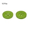 Unique Bargains Resin Craft DIY Round Flat 4-Hole Replacement Sewing Buttons 10 Pcs - 3 of 4
