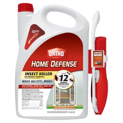 Ortho Home Defense Indoor & Perimeter Insect Killer 1.1 Gallon Ready to Use Wand