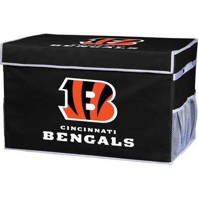 NFL Franklin Sports Cincinnati Bengals Collapsible Storage Footlocker Bins - Large