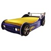 Energy Racing Car Bed Frame, Versatile Kids Floor Bed with LED Light, Easy Assembly, Mattress Not Included, Twin - 3 of 3