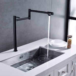 Expandable Shank Pot Filler Extra-Long Pot Filler Tap Extended Reach Kitchen FaucetAddon - 1 of 4