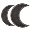 Farmlyn Creek 2 Piece Wooden Crescent Moon Tray for Crystals and Essential Oils, Rustic Home Decor for Nursery - 3 of 4