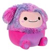 Squishmallows 12 Inch Plush | Woxie the Magenta Bigfoot - 4 of 4