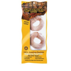Savory Prime Medium, Large Adult Rawhide Bone Beef 4 in L 2 pk - 1 of 1