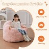 MAXYOYO Kids Bean Bag Chair, Floral Shaped Bean Bag Sofa with Petal Backrest for Boys Girls - 4 of 4