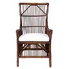 Walton Rattan Occasional Chair Brown - East At Main: Handcrafted, Coastal Farmhouse Design, No Assembly Required - 2 of 4