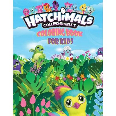 Hatchimals CollEGGtibles - (Coloring Books) Large Print by  Dollhouse Publications (Paperback)