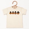 Four Black Cats Pumpkins - Youth Short Sleeve Graphic T-Shirt and Toddler Short Sleeve Graphic T-Shirt - 3 of 4
