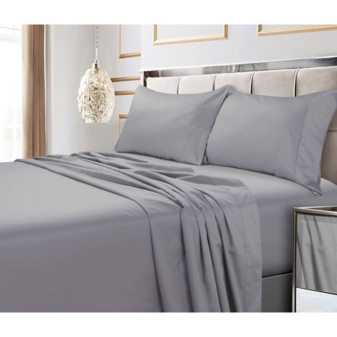 1000 TC Egyptian-Cotton 4 PC Bedding Sheets With Extra Deep Pocket Select Size