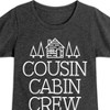 Girls' - Instant Message - Cousin Cabin Crew Fitted Short Sleeve Graphic T-Shirt - 2 of 4
