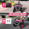 JOYRACER 24V 4WD Ride on Car w/800W Motors, 2 Seater, 2.4G Remote Control, 4 Wheeler, Pop Music, LED Light, 24 Volt Ride on Toys for Big Kids - 4 of 4