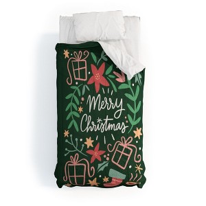 Bigdreamplanners Merry Christmas I Comforter + Pillow Sham(s) - Deny Designs - 1 of 3