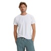 Mens 5 Pack White Tees Shortsleeve - 2 of 2