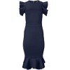 VENUS Womens Ruffle Detail Dress - 3 of 3