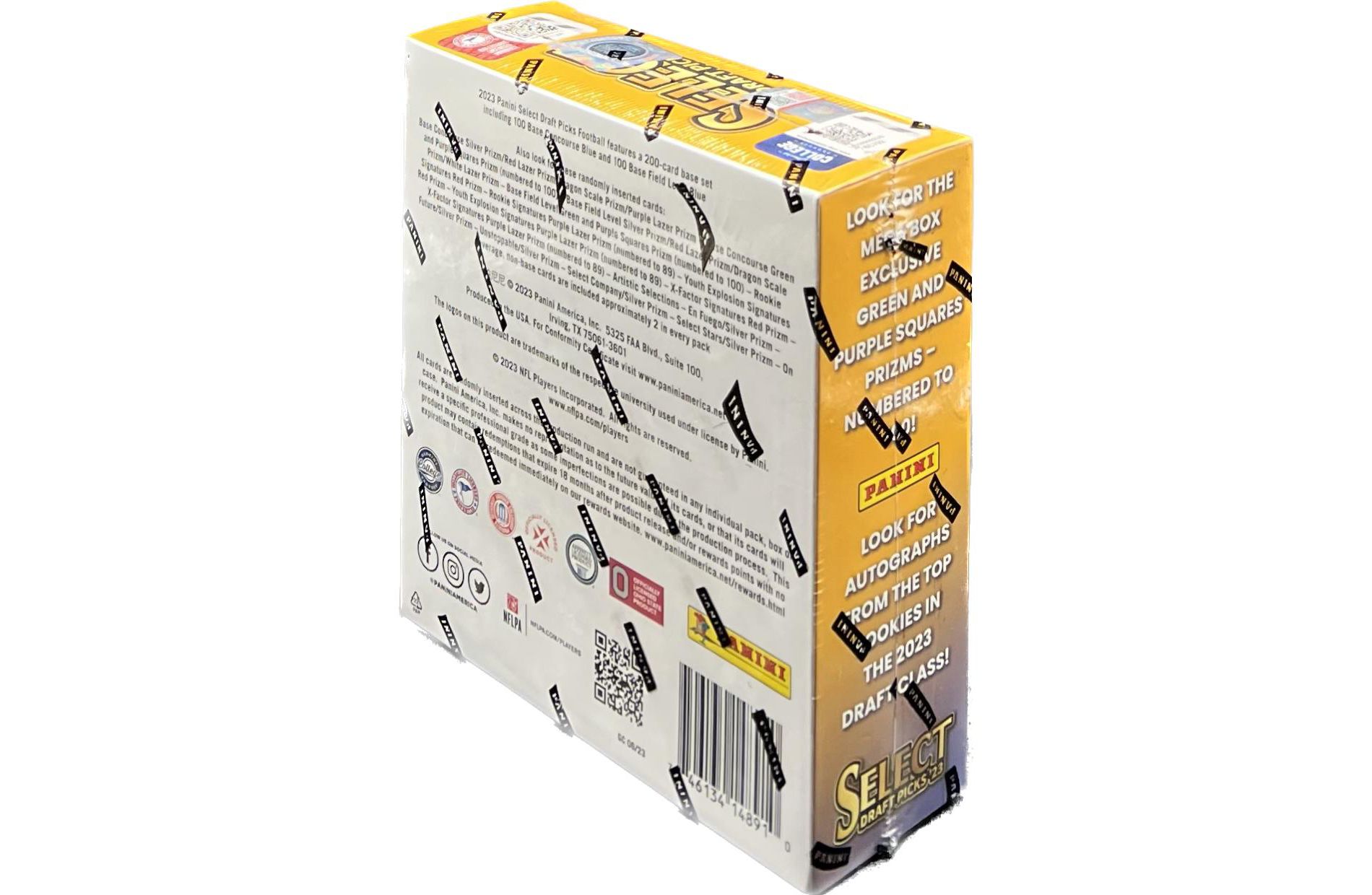 2023 Panini Select Draft Picks Collegiate Football Mega Box