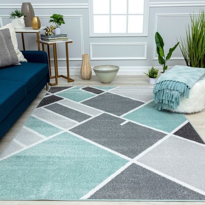 Mason Brooks Azalea AZ60B Contemporary Geometric Area Rug